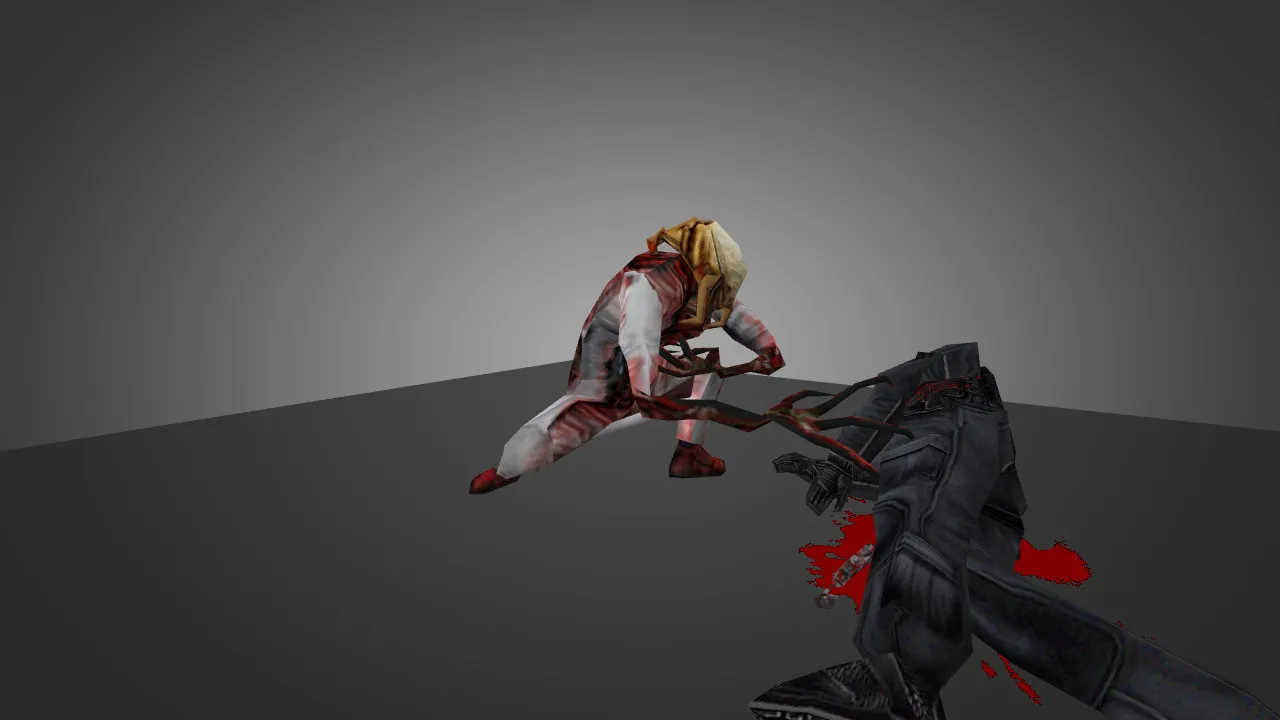 Скачать Модель «Eating Zombie for Chicken» для CS 1.6 - Уникальный скин - Скриншот