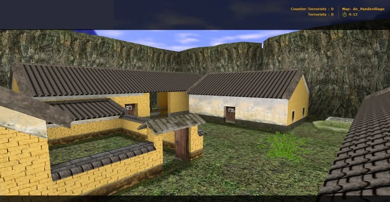 Скачать Карта de_pandavillage для CS 1.6: Тактические возможности и баланс - Скриншот