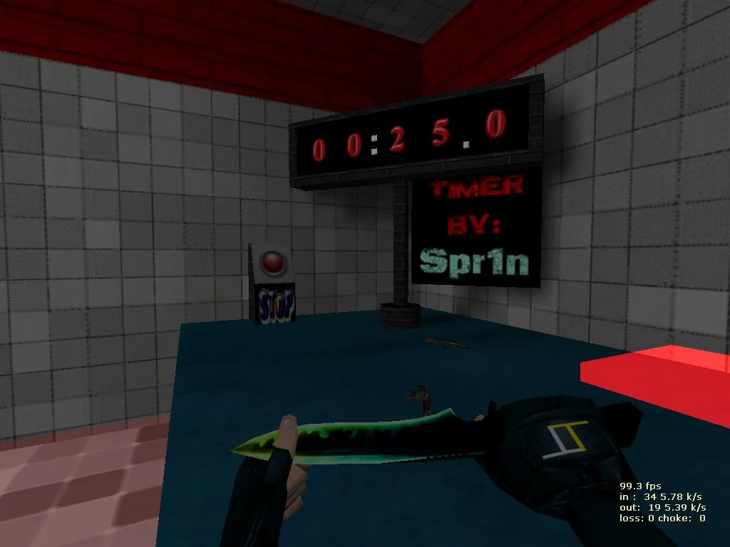 deathrun_nored для CS 1.6: тактика за терр/контр, точки, боты и оптимизация карты — скриншот 8