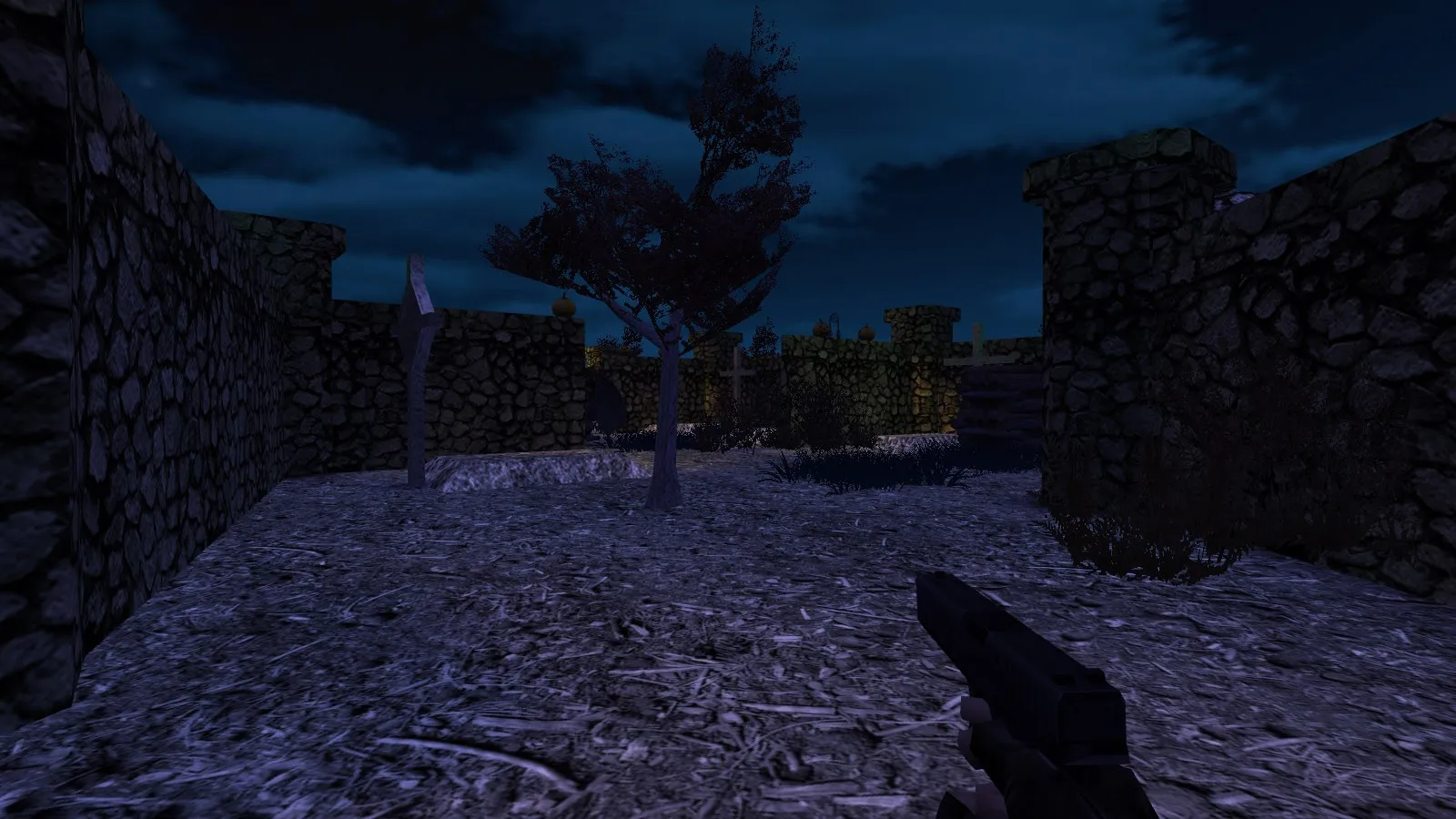 Карта de_halloween_night для CS 1.6: баланс сторон, точки, .nav для ботов, оптимизация wpoly/epoly — скриншот 12