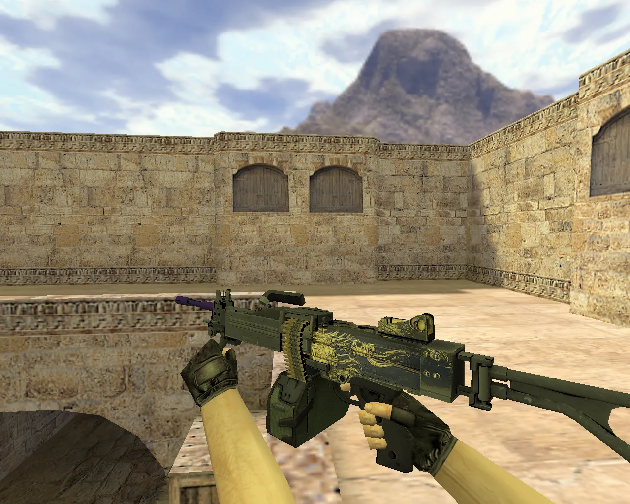 Скачать Модель «Negev Боец» для CS 1.6 – Оптимизированные текстуры и анимация - Скриншот