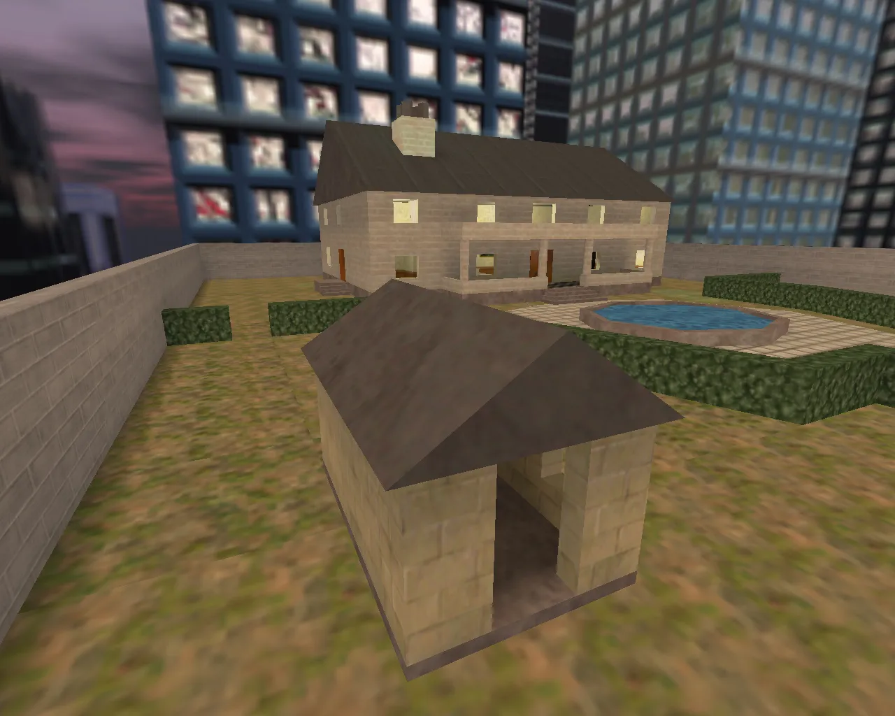 Скачать cs_mansion для CS 1.6: тактика, точки, .nav, оптимизация и баланс сторон - Скриншот