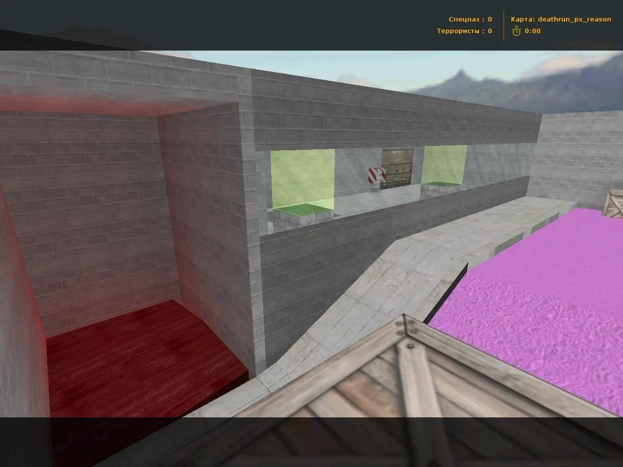Скачать deathrun_px_reason для CS 1.6: карта, раунды, точки, .nav для ботов и оптимизация - Скриншот