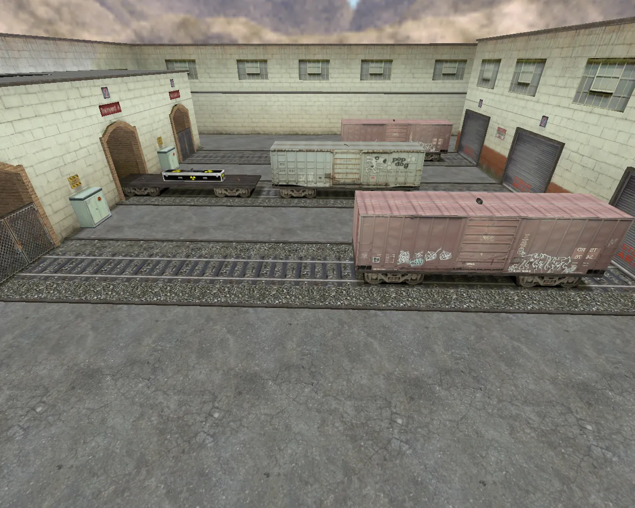 Скачать fy_train для CS 1.6: тактика, оптимизация, .nav и настройка под 5v5/паблик - Скриншот