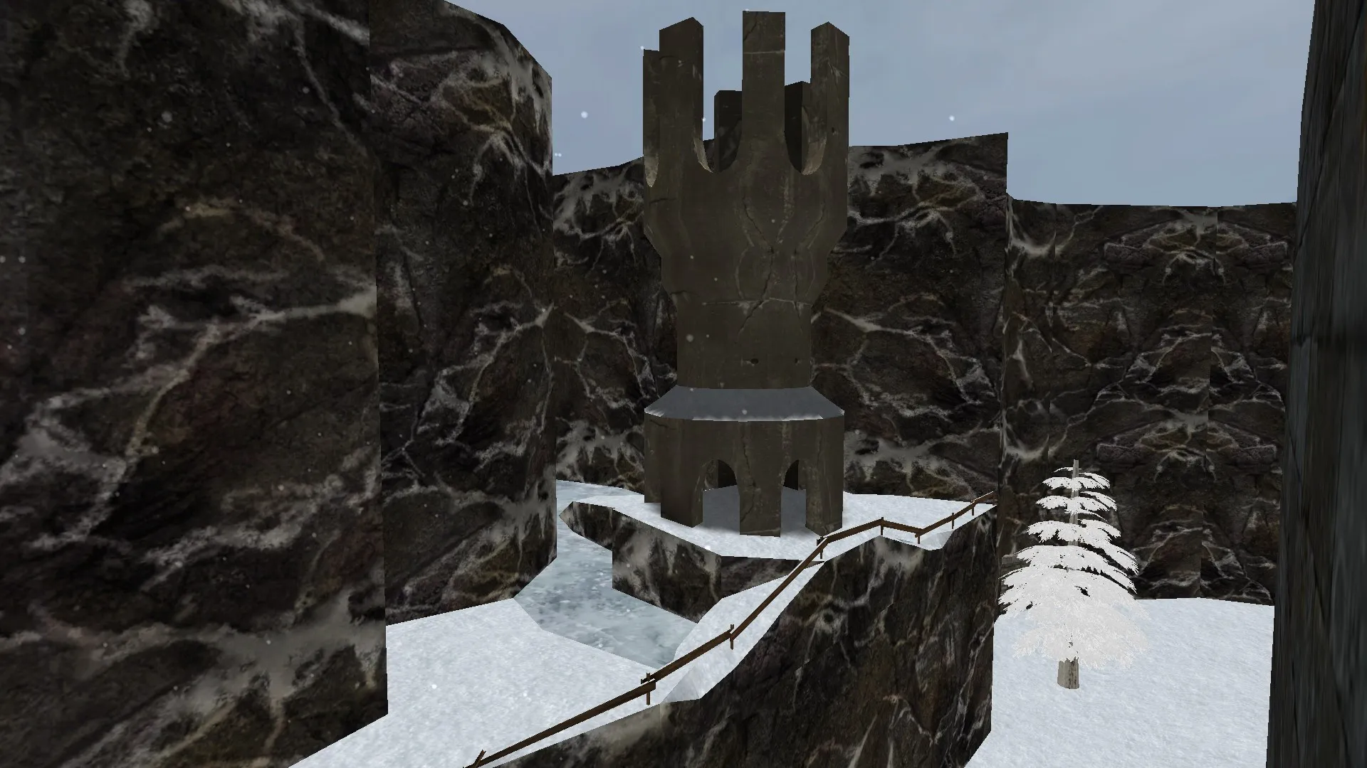 Скачать Карта de_skaarj_ash для Counter-Strike 1.6: Тактический анализ и особенности - Скриншот