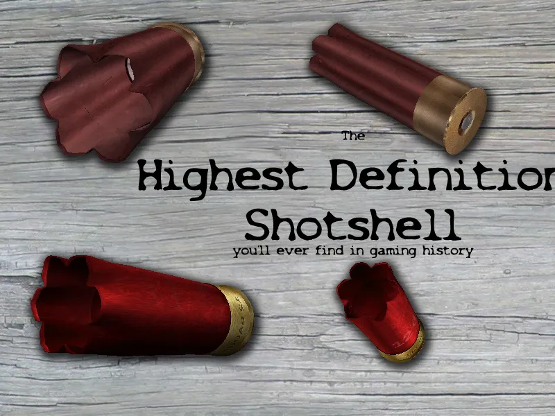 Модель «Uber High-Definition Shotshell» для CS 1.6: v_ и p_ модели, звуки, анимация осмотра и текстуры гильз — скриншот 7