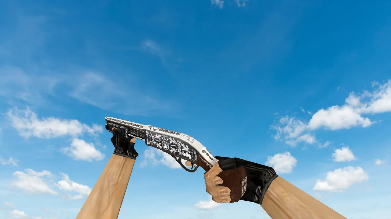 Скачать Модель «Sawed-off «Королевское серебро»» для CS 1.6 - Скриншот
