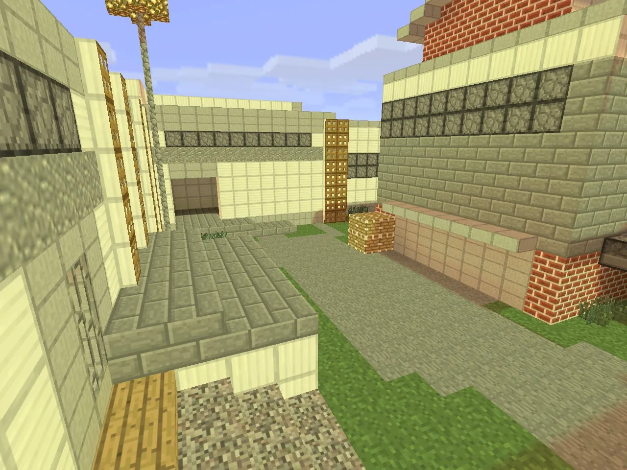 Карта de_cache_minecraft для CS 1.6: планировка, тактика Т/КТ, .nav для ботов, оптимизация — скриншот 1