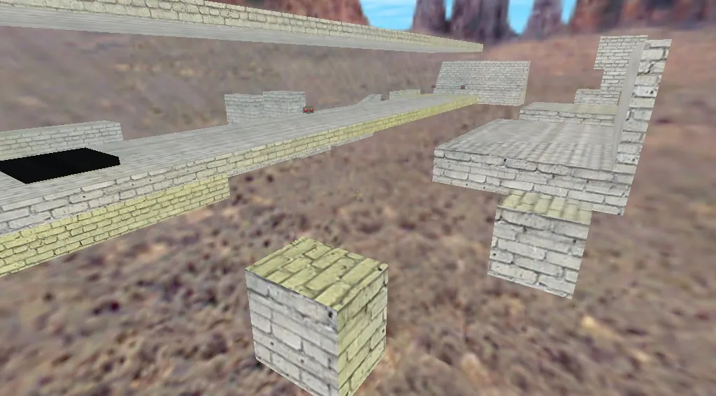 Скачать deathrun_clarion_short для CS 1.6: тактика, точки, боты по .nav и оптимизация wpoly/epoly - Скриншот