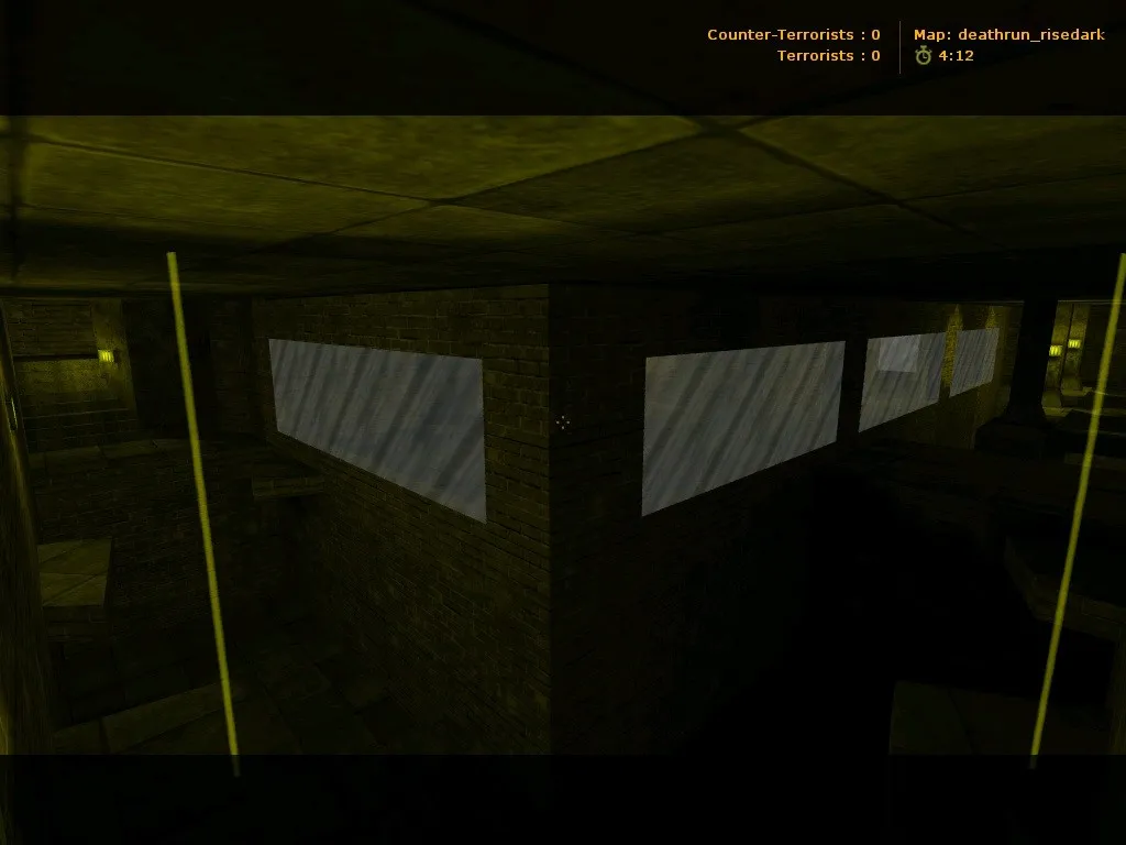 Скачать deathrun_risedark для CS 1.6: карта, тактика за TR/T, точки, .nav и оптимизация - Скриншот