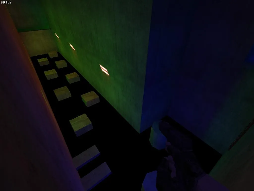 Скачать deathrun_ghoztlightz для CS 1.6: тактики за CT и T, настройка ботов, .nav и оптимизация - Скриншот