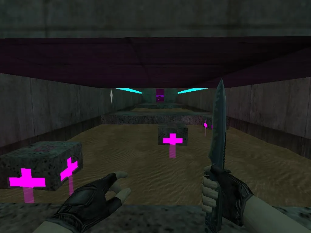 Скачать deathrun_chupa1337x для CS 1.6: карта deathrun, точки, тайминги и настройки под ботов - Скриншот