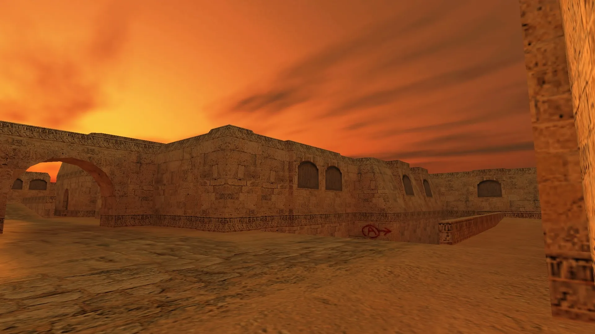 Скачать Карта de_dust2014_r2 для CS 1.6: точки, баланс сторон, оптимизация и запуск без подмены - Скриншот