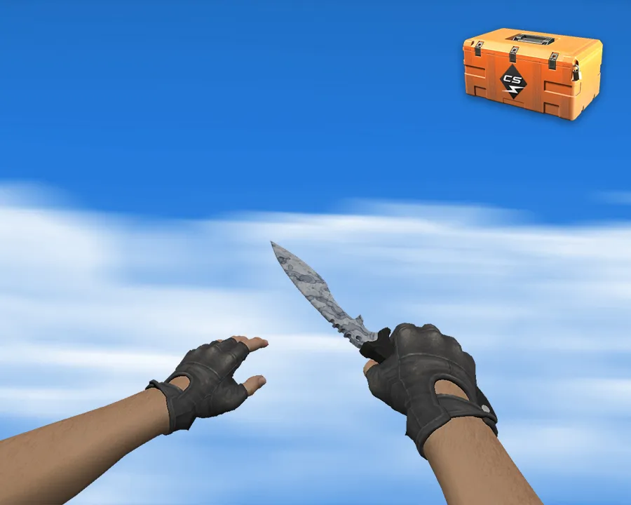 Скачать Кукри | Патина (Stained) v_knife_w.mdl, p_knife_w.mdl и w_knife_w.mdl для CS 1.6 — звуки, анимация осмотра, текстуры - Скриншот