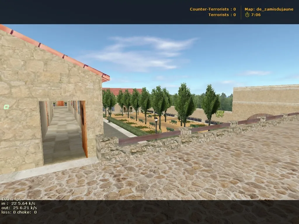 Скачать Карта de_zamisdujaune для CS 1.6: Тактика и особенности - Скриншот