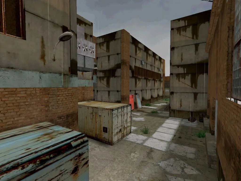 Карта de_rain для CS 1.6 - Тактические возможности и баланс сторон — скриншот 9