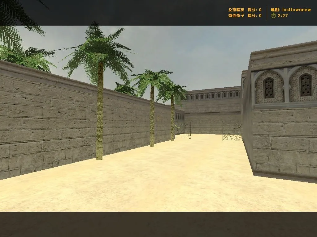Карта losttownnew для Counter-Strike 1.6: тактика и особенности — скриншот 1
