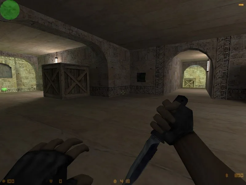 Скачать Карта de_dust_cr4zy для CS 1.6: баланс сторон, точки под ДТ и терр, .nav для ботов, оптимизация wpoly/epoly - Скриншот