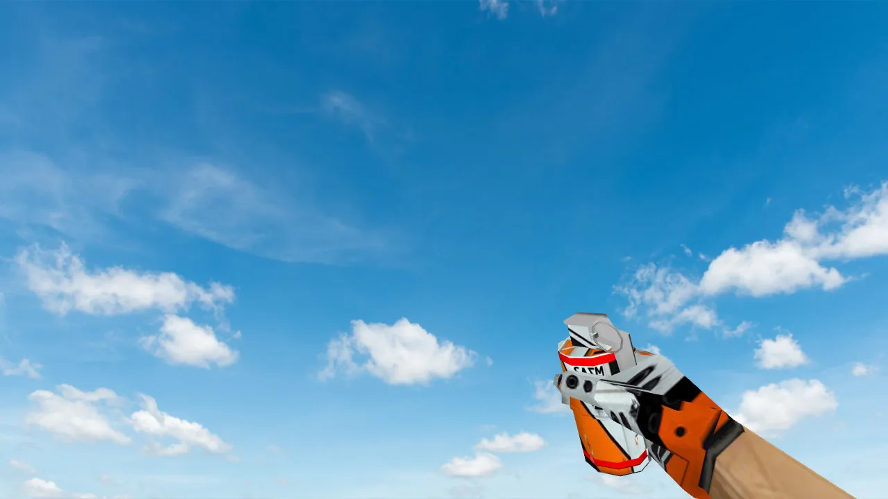 Скачать Модель «Asiimov Grenade Pack» для CS 1.6: v_, p_, w_ гранаты, звуки, анимация осмотра и текстуры - Скриншот