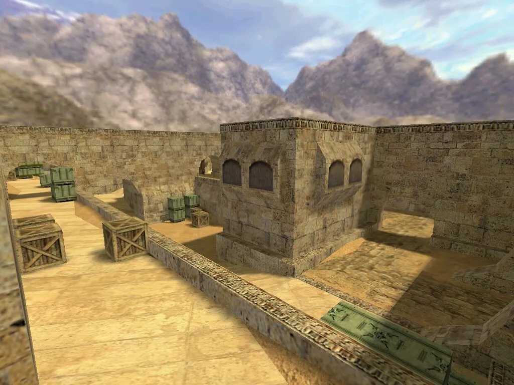 Скачать Карта de_sandrush для CS 1.6: подробный анализ и стратегии - Скриншот