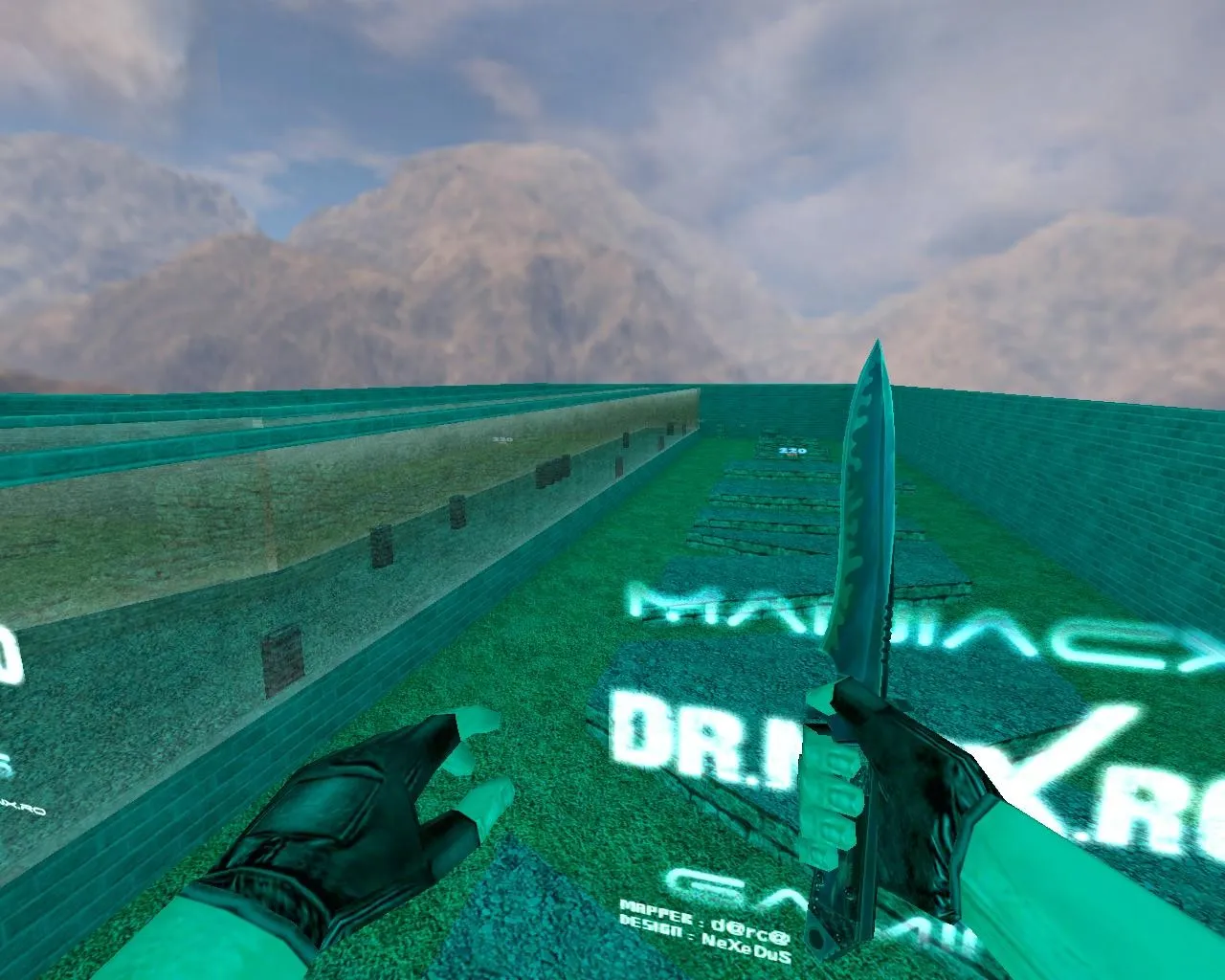 Скачать Карта deathrun_mnx_beta для CS 1.6: .nav для ботов, баланс сторон, оптимизация wpoly/epoly - Скриншот