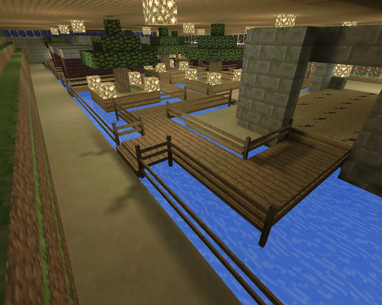 Скачать fy_minecraft_night2 для CS 1.6: ночная FY-карта, баланс сторон и точки под раунды - Скриншот