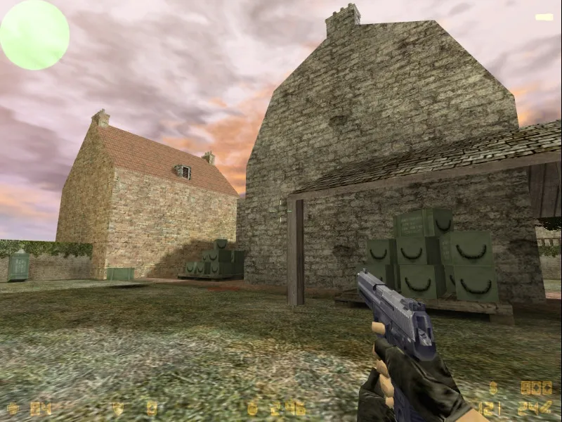Карта de_carentan для CS 1.6: тактики за CT и T, точки контроля, оптимизация wpoly/epoly, .nav для ботов — скриншот 12