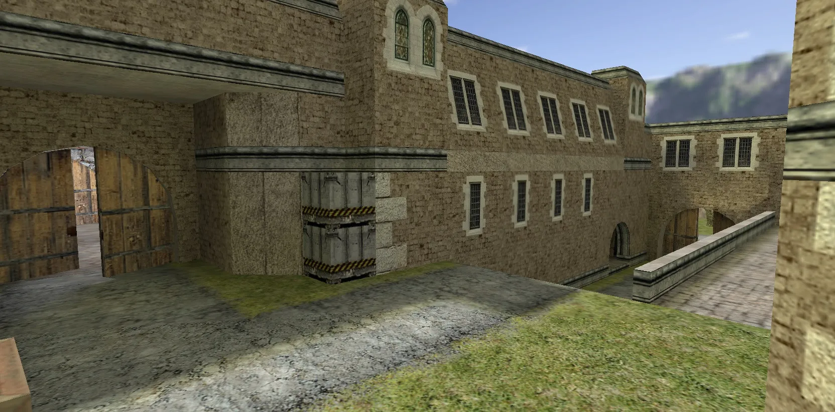 Карта de_castle_lin для CS 1.6: тактика за Т и КТ, точки, навигация ботов и оптимизация — скриншот 7