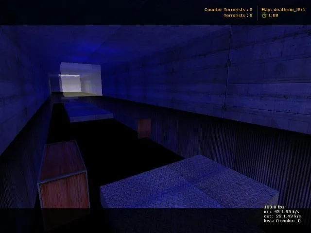 deathrun_fsr для CS 1.6: карта Deathrun, раунды, точки, .nav, оптимизация для плавной игры — скриншот 6