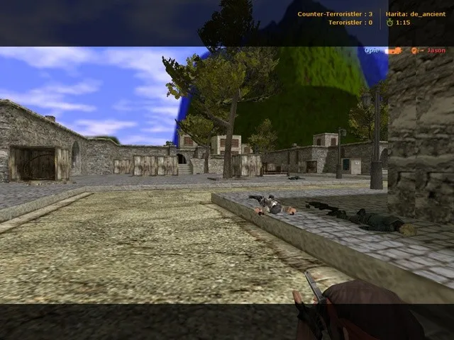 Скачать de_ancient для CS 1.6: тактики за Т и КТ, точки, .nav, оптимизация wpoly/epoly - Скриншот