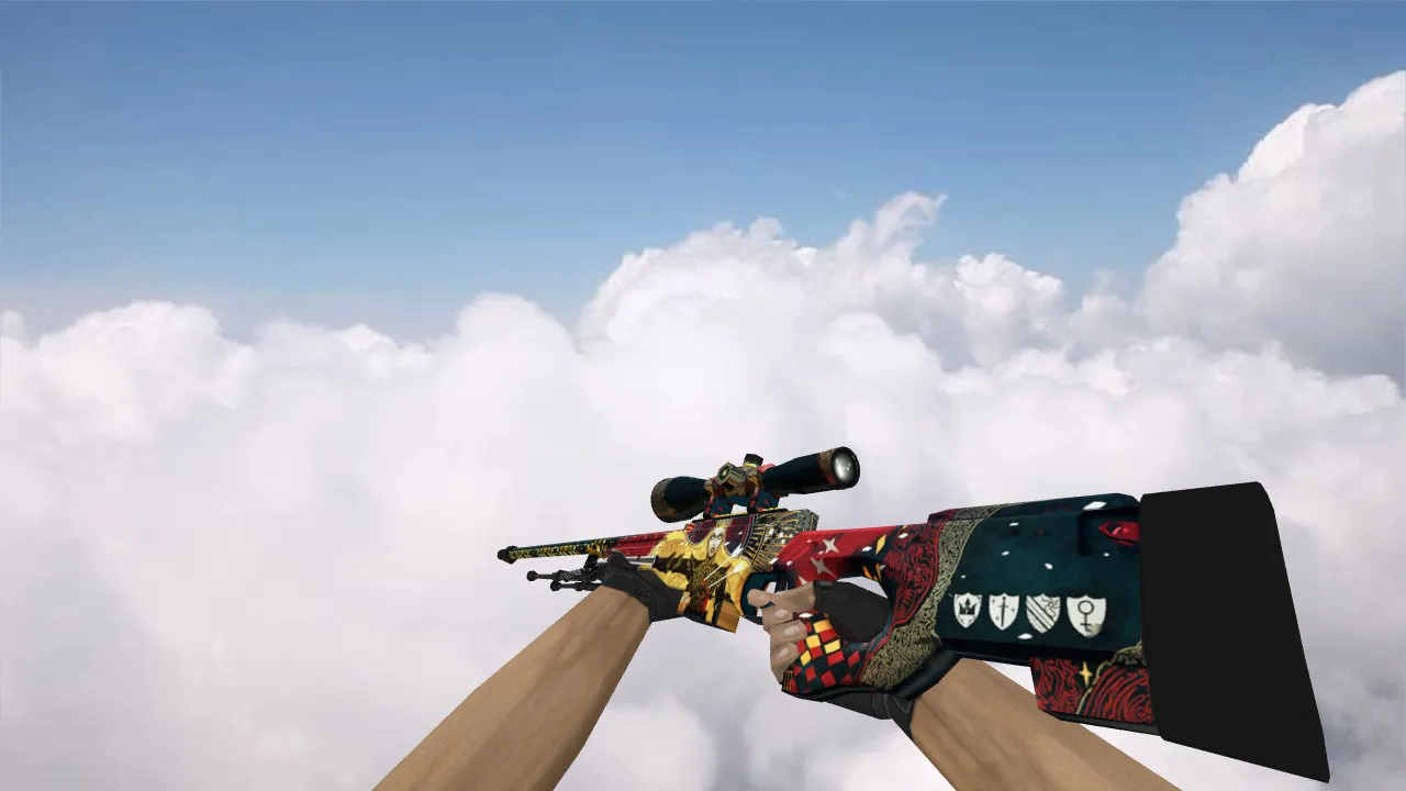 Скачать Модель «AWP Императрица» для CS 1.6: качественные текстуры и уникальный стиль - Скриншот