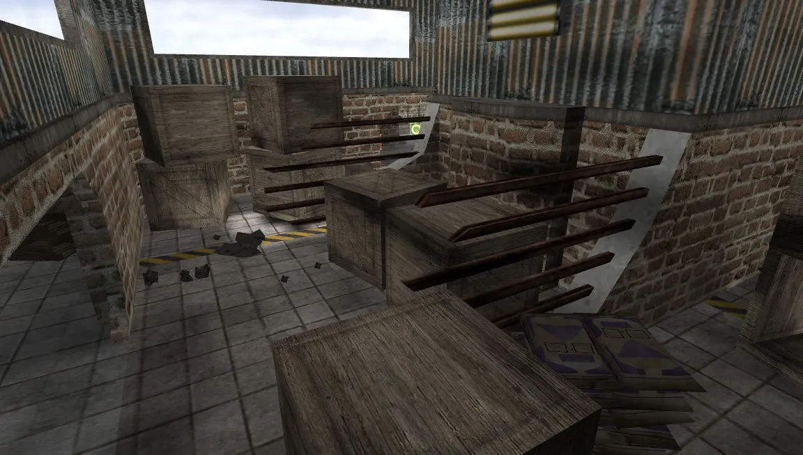 Скачать deathrun_brickwall2 — карта Deathrun для CS 1.6: точки, боты, .nav и оптимизация - Скриншот