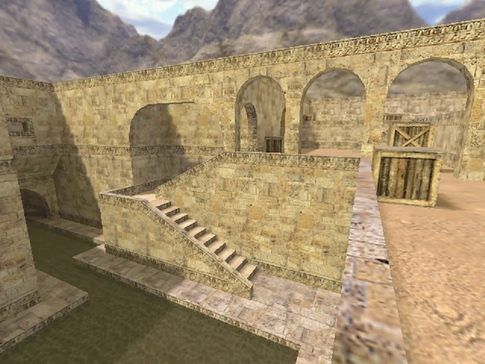 Скачать Карта de_dust20022 для CS 1.6: баланс сторон, точки, .nav для ботов, оптимизация wpoly/epoly - Скриншот