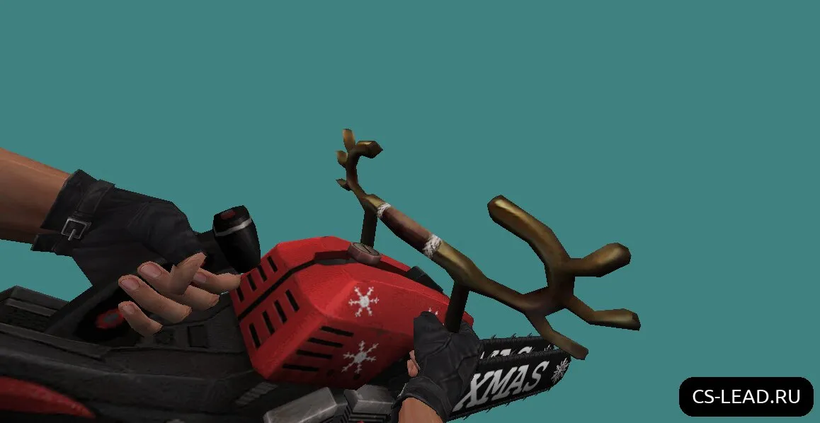 Скачать Модель бензопилы [ChainSaw] (Xmas) - Скриншот