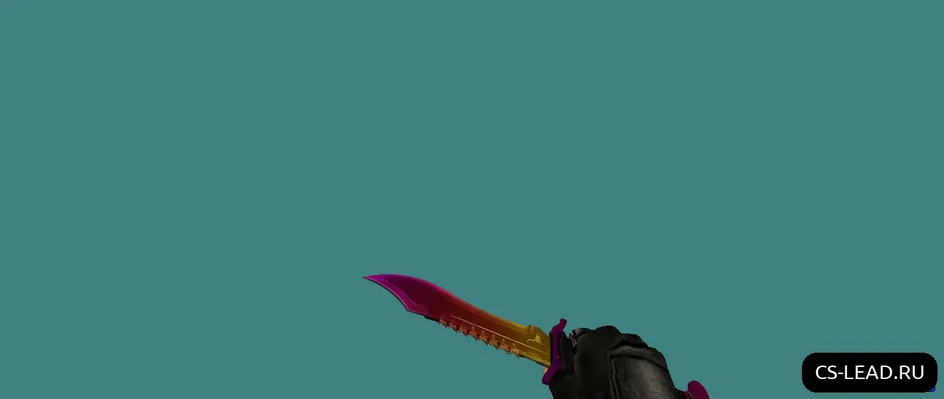 Модель ножа [Bowie Fade] для CS 1.6 — скриншот 1