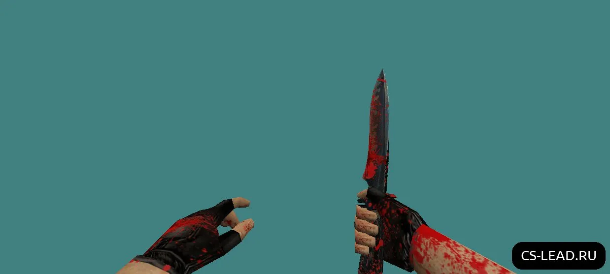 Скачать Модель ножа [Knife] Blood для CS 1.6 - Скриншот