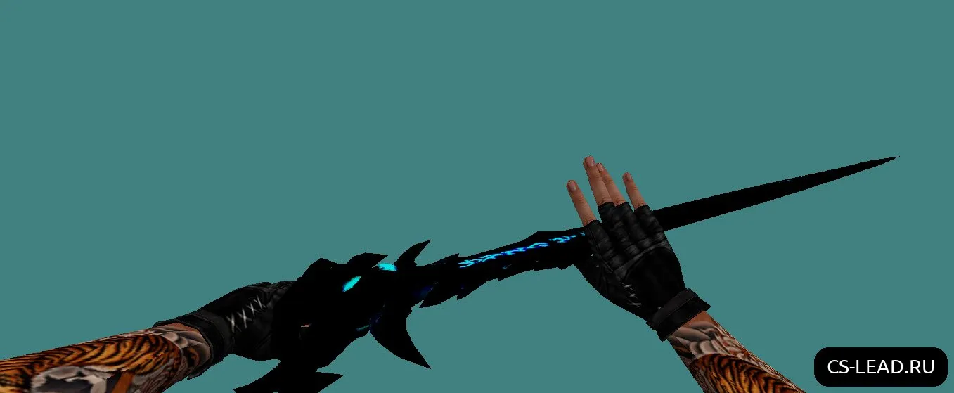 Скачать Модель ножа Dark Sword для CS 1.6 - Скриншот