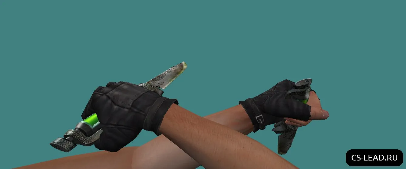 Скачать Модель ножа Dual Nata Knives для CS 1.6 - Скриншот