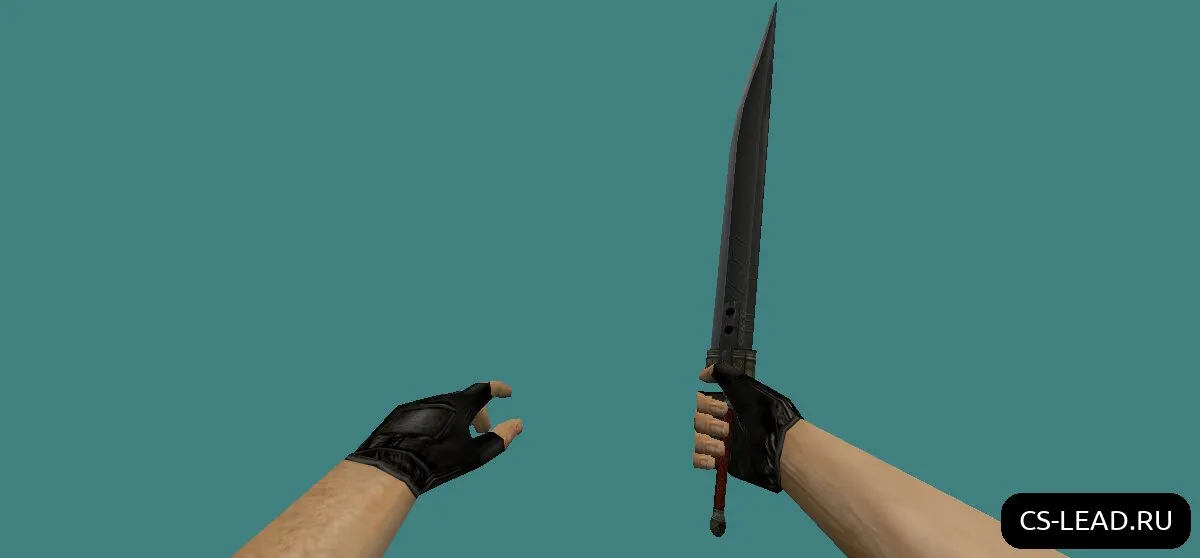 Модель ножа Buster Sword для CS 1.6 — скриншот 1