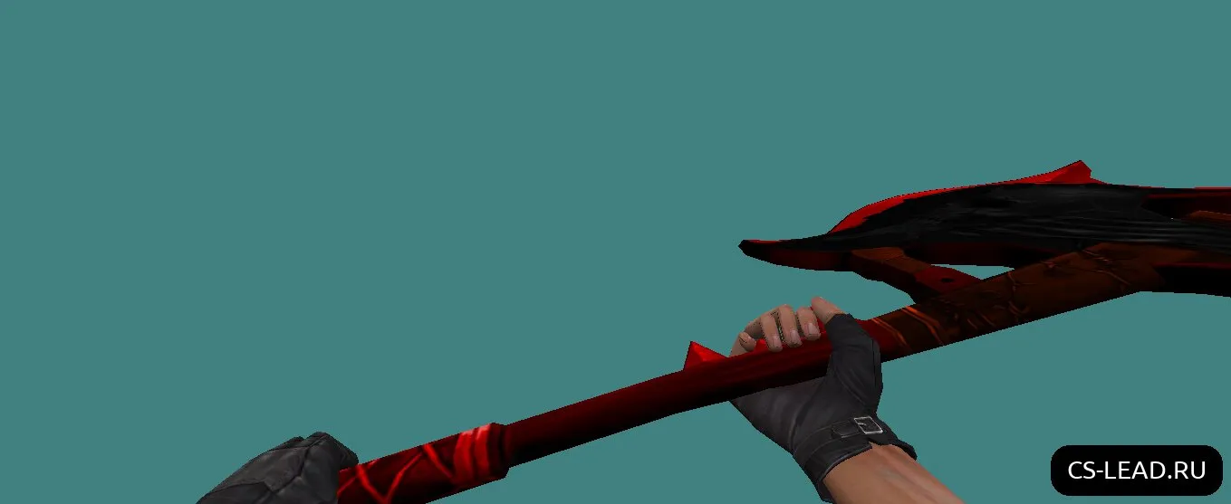 Скачать Модель ножа [Skull Axe] (Blood) для CS 1.6 - Скриншот