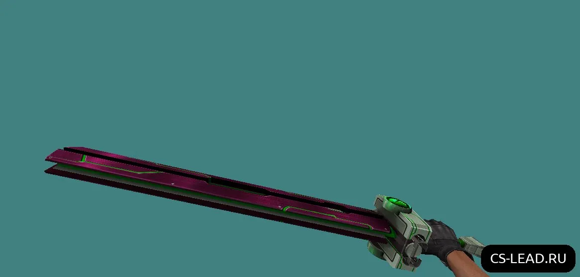 Скачать Модель ножа Vulcanus-9 (Green) для CS 1.6 - Скриншот