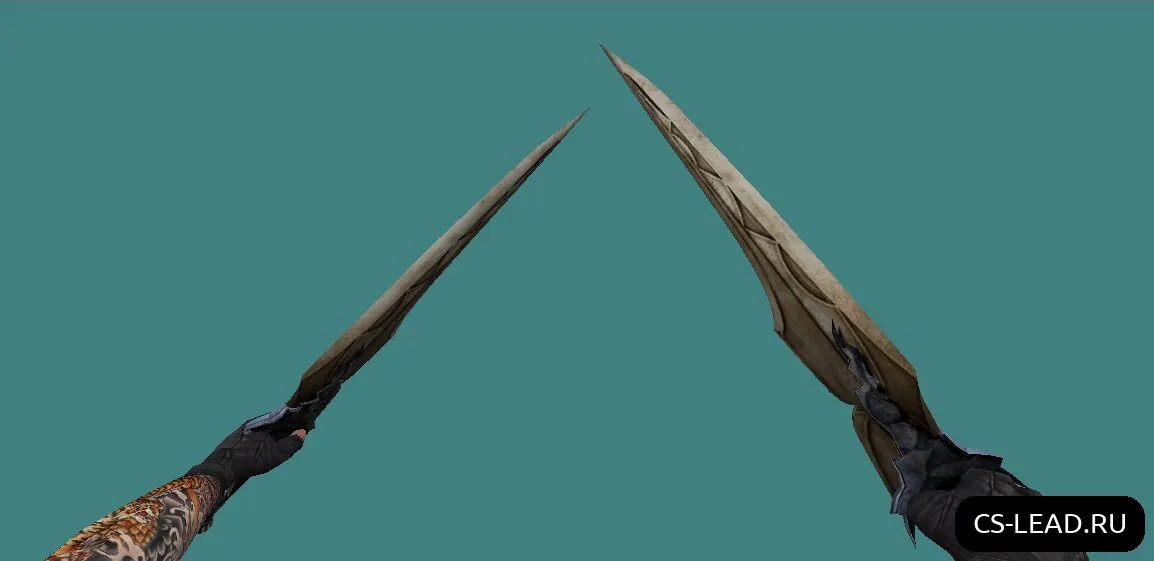 Скачать Модель ножа [Dual Sword] для CS 1.6 - Скриншот