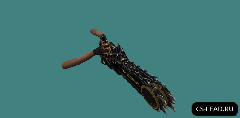 Скачать Dragon Chainsaw | Развитая Модель Ножа для CS:1.6 - Скриншот