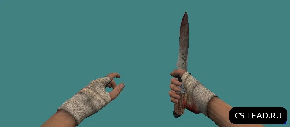 Скачать Модель ножа [Human Bandage] для CS 1.6 - Скриншот