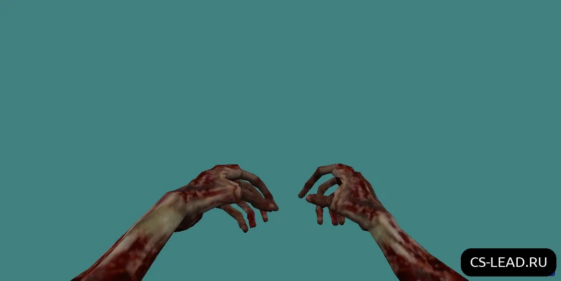 Скачать Модель руки зомби [2 Head Ghoul] для CS:1.6 - Скриншот