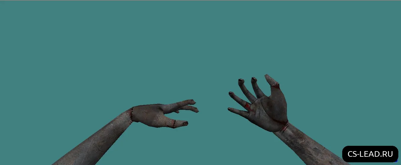Скачать Модель руки зомби Emotion ZM для CS 1.6 - Скриншот