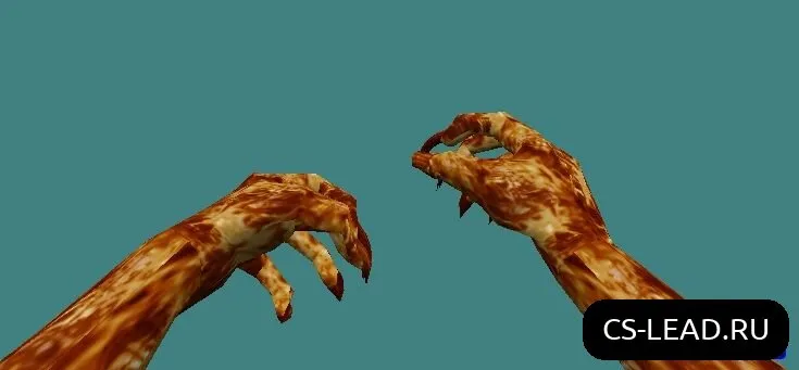 Скачать Модель руки зомби с Fire Claws - Скриншот