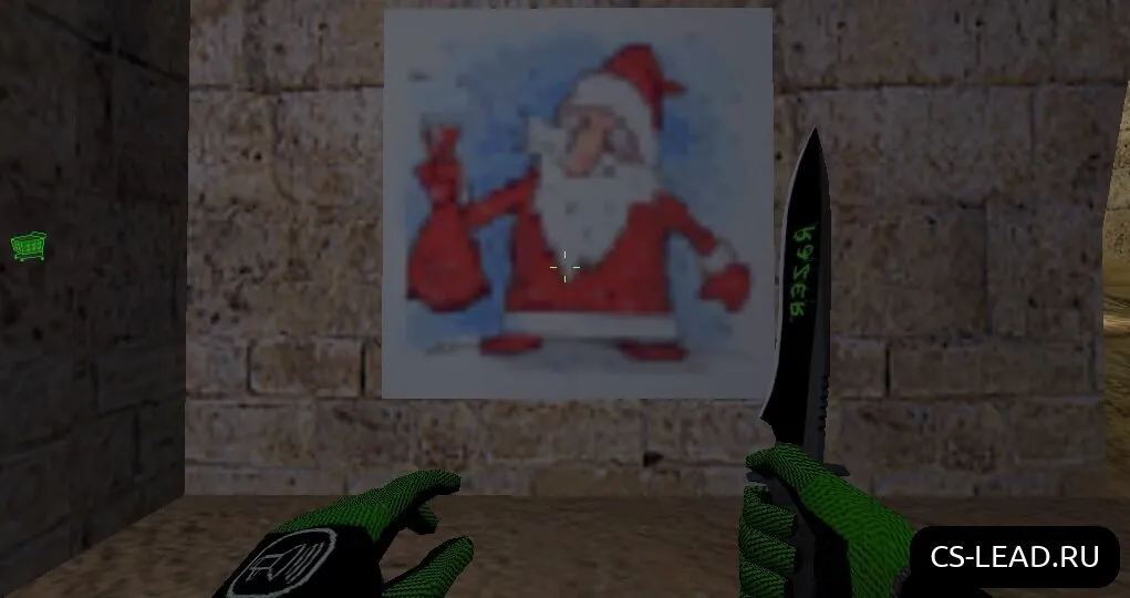 Скачать Лого SantaClaus | Граффити для CS 1.6 - Скриншот