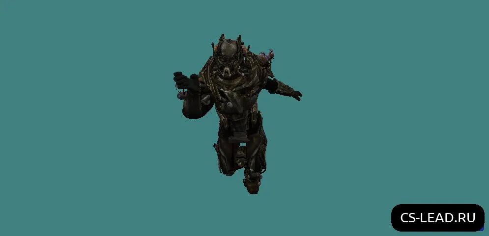 Скачать Модель игрока Tesla Power Armor для Counter-Strike 1.6 — Реалистичный скин с уникальной анимацией - Скриншот