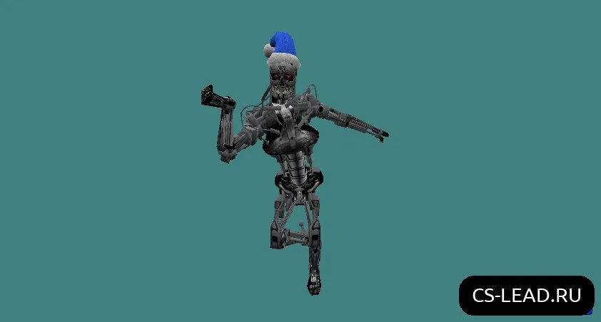 Скачать Модель игрока [Terminator Blue Xmas] для CS 1.6 — обзор, характеристики и совместимость - Скриншот